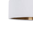 HÄNGELEUCHTE 37/120 cm  - Goldfarben/Weiß, MODERN, Kunststoff/Textil (37/120cm) - Novel