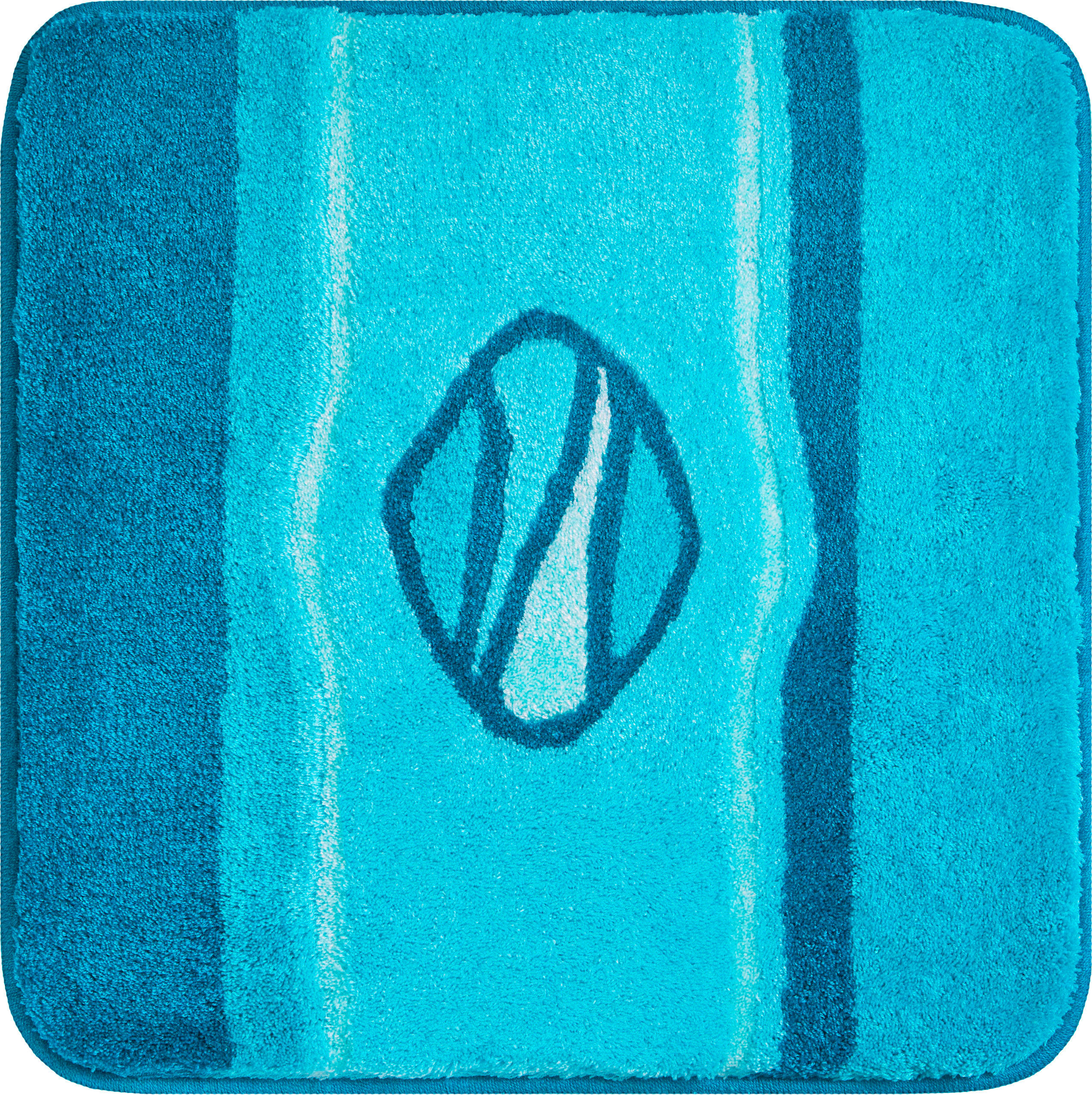 BIDET-VORLEGER Türkis 60/60 cm  - Türkis, Basics, Kunststoff/Textil (60/60cm)