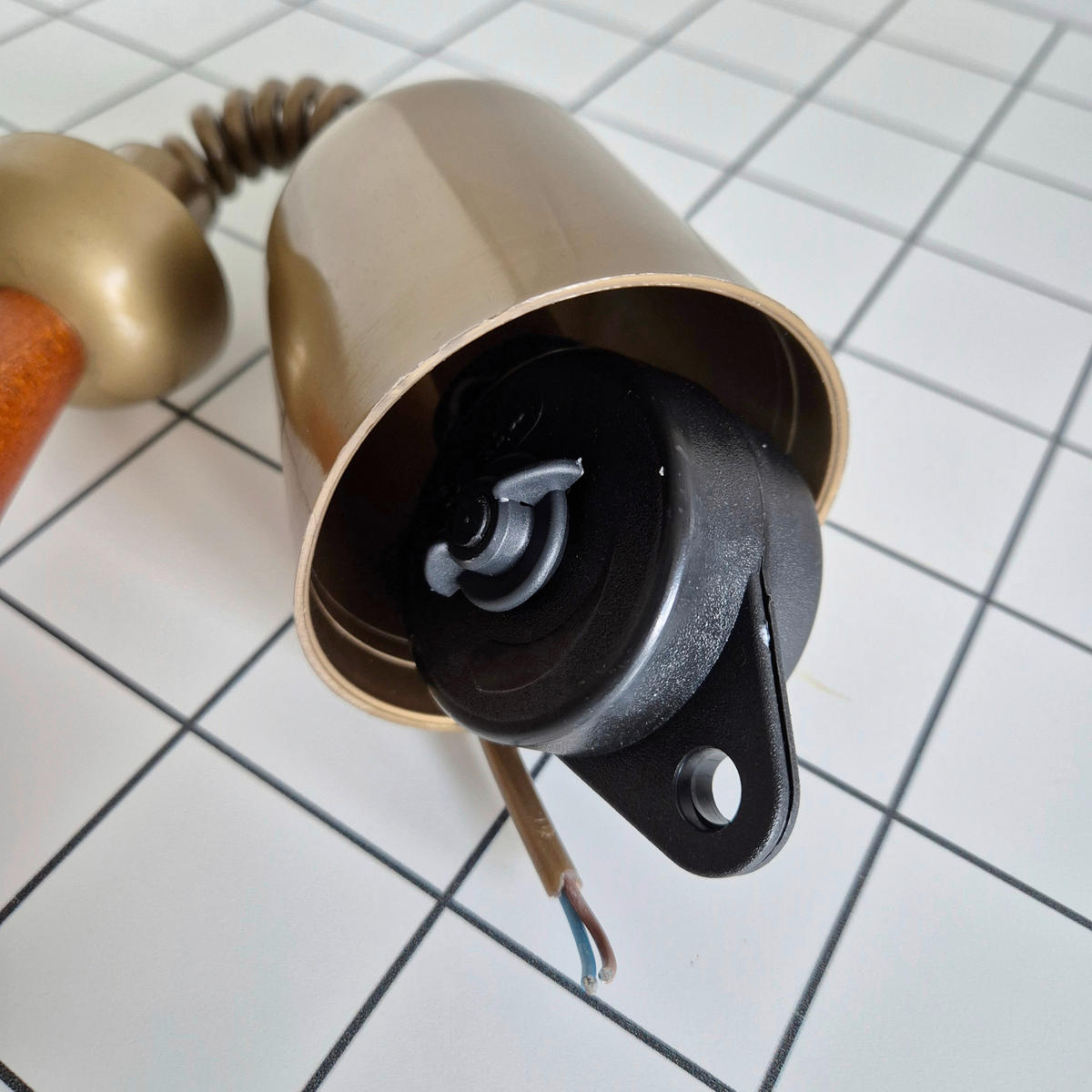 HÄNGELEUCHTE 64/30/64 cm  - Haselnussfarben, KONVENTIONELL, Glas/Holz (64/30/64cm)