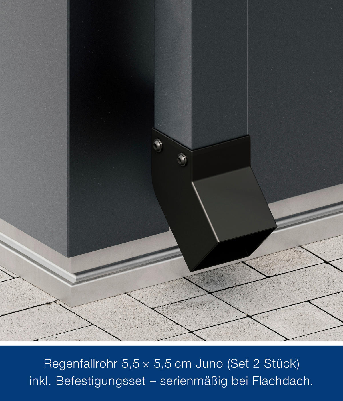 GERÄTEHAUS 229/220/181 cm  - Anthrazit, Basics, Metall (229/220/181cm)