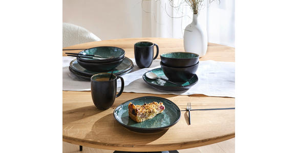 KOMBISERVICE Grün 10-teilig SØREN GREEN - Grün, Trend, Keramik - Novel