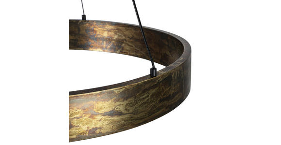 LED-HÄNGELEUCHTE Oxira 59/120 cm  - Multicolor/Schwarz, Design, Kunststoff/Metall (59/120cm) - Dieter Knoll