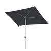 SONNENSCHIRM 225x120 cm Anthrazit  - Anthrazit/Silberfarben, KONVENTIONELL, Textil/Metall (225/120cm) - Doppler