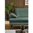 ECKSOFA in Echtleder Opal  308/195 cm  - Opal/Schwarz, Design, Leder/Metall (308/195cm) - Dieter Knoll
