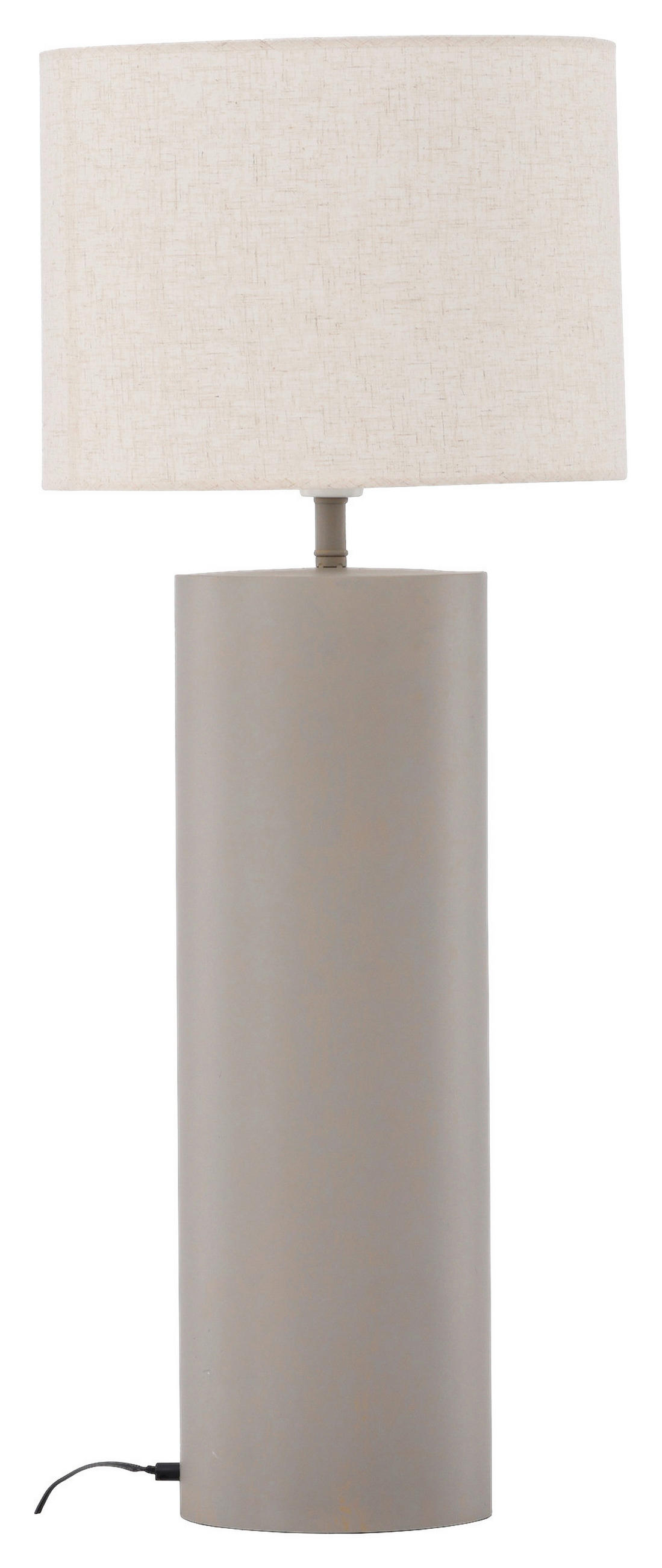 GOLVLAMPA  40/100/40 cm   - grå, Basics, textil (40/100/40cm) - P & B