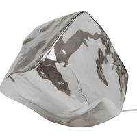 TISCHLEUCHTE 30/30/30 cm   - Graubraun, Trend, Glas/Metall (30/30/30cm) - Kare-Design