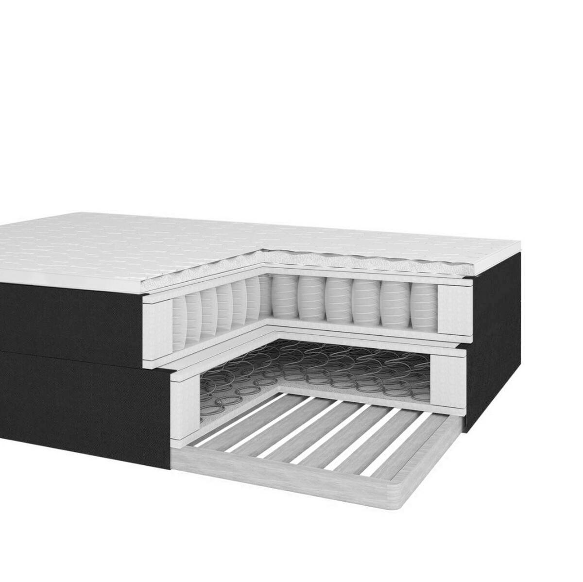 BOXSPRINGBETT 120/200 cm  in Naturfarben  - Naturfarben, Modern, Holz/Kunststoff (120/200cm) - MID.YOU