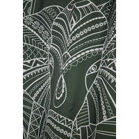 DUSCHDRAPERI Animal 180/200 cm  - mörkgrön, Basics, textil (180/200cm)