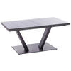 GARTENTISCH 180/100/76 cm Metall rechteckig  - Anthrazit/Hellgrau, Design, Glas/Metall (180/100/76cm)