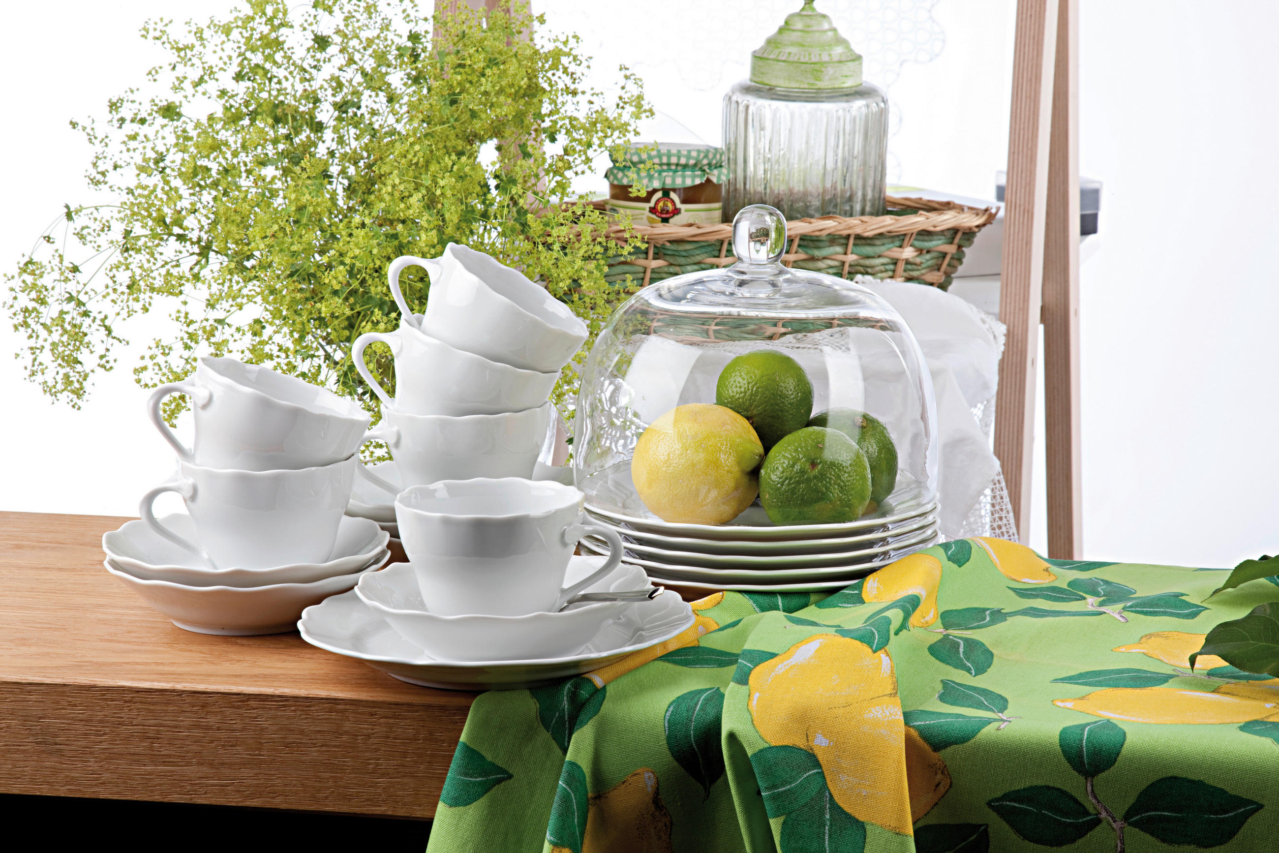 KAFFEESERVICE Weiß 18-teilig Maria Theresia  - Weiß, Basics, Keramik - Rosenthal