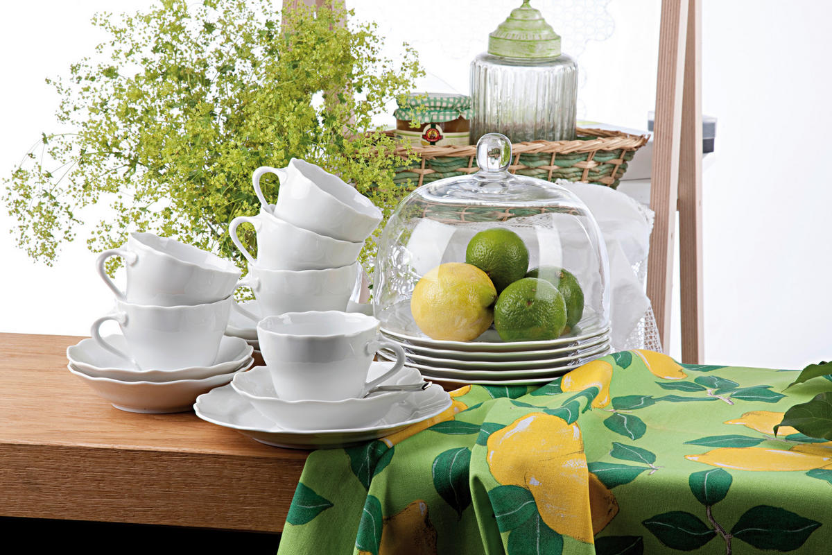 KAFFEESERVICE Maria Theresia 18-teilig  - Weiß, Basics, Keramik - Rosenthal