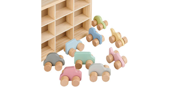 SPIELZEUGAUTO - Multicolor/Naturfarben, Basics, Holz/Holzwerkstoff - My Baby Lou