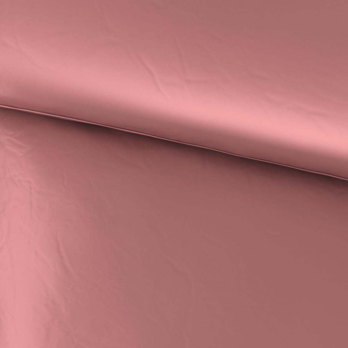 POSTELJNINA MAVIE 140/200 cm saten roza  - roza, Natur, tekstil (140/200cm) - Bio:Vio