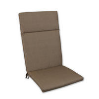 SESSELAUFLAGE in Hellbraun Uni  - Hellbraun, Design, Textil (50/4/120cm)