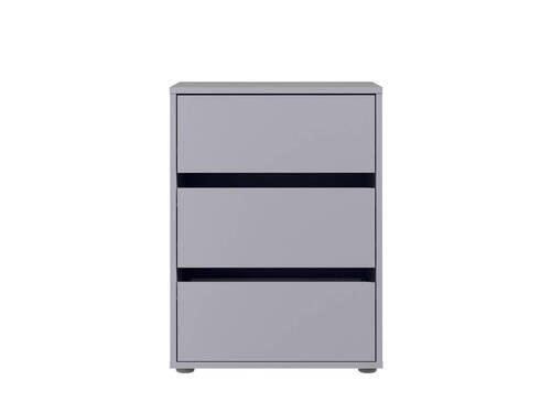 NOTRANJI PREDALI - siva, Konvencionalno, leseni material (51/70,6/39,6cm) - Xora