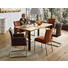STUHL Edelstahlfarben, Hellbraun - Hellbraun/Edelstahlfarben, Design, Textil/Metall (48/90,5/63cm) - Dieter Knoll