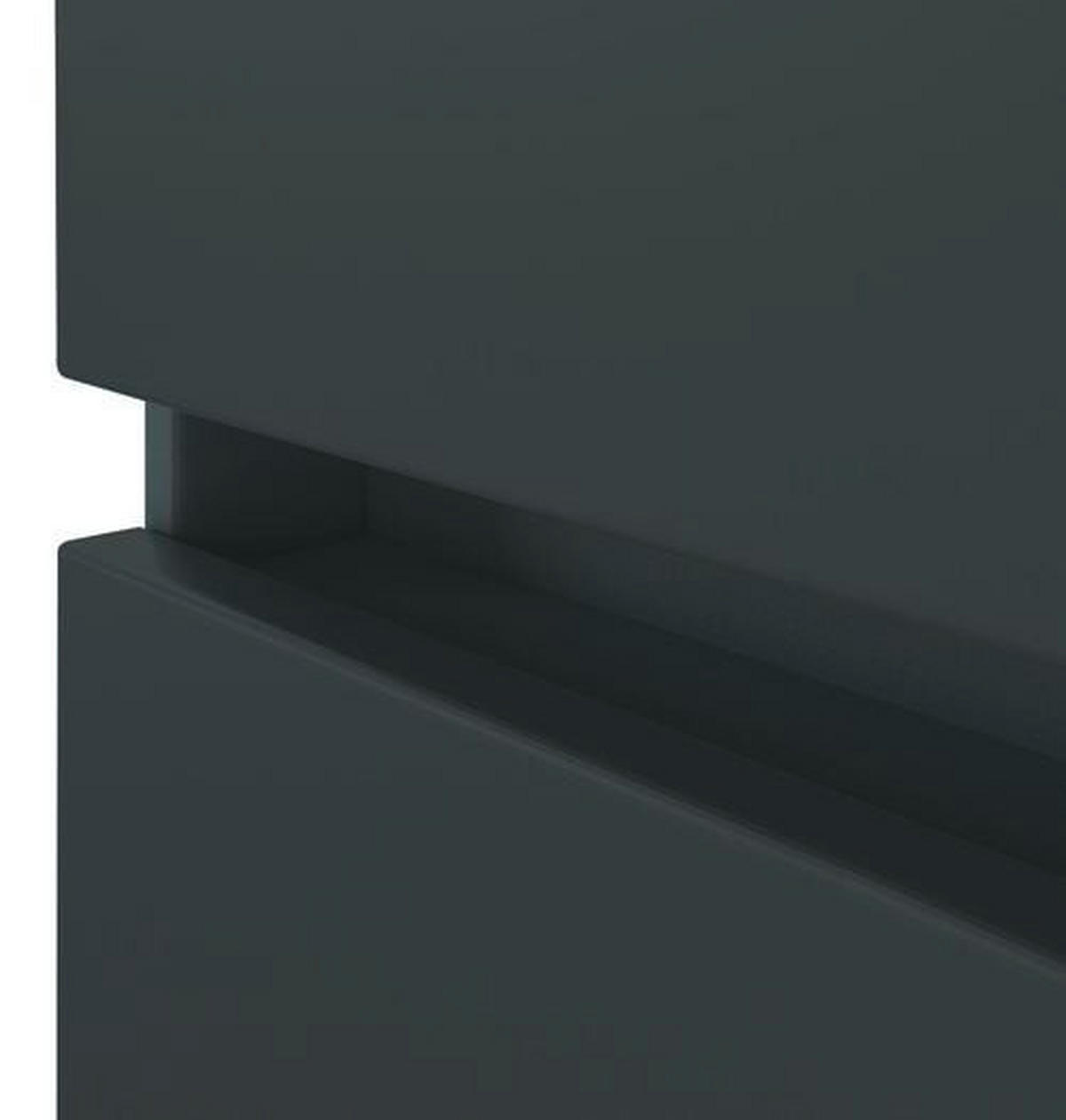 MIDI SKŘÍŇKA, šedá, barvy dubu, 40/130/35 cm - šedá/barvy stříbra, Basics, kompozitní dřevo/plast (40/130/35cm) - Held
