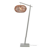 STEHLEUCHTE 74/48/176 cm    - Naturfarben/Weiß, Trend (74/48/176cm) - Good & Mojo