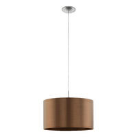 ZÁVĚSNÉ SVÍTIDLO, 45/110 cm  - měděné barvy/hnědá, Design, kov/plast (45/110cm) - Eglo