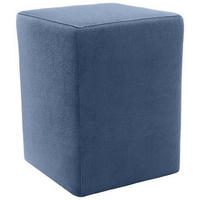 HOCKER Webstoff Blau  - Blau/Silberfarben, Design, Kunststoff/Textil (38/47/38cm) - LOOKS by W.Joop