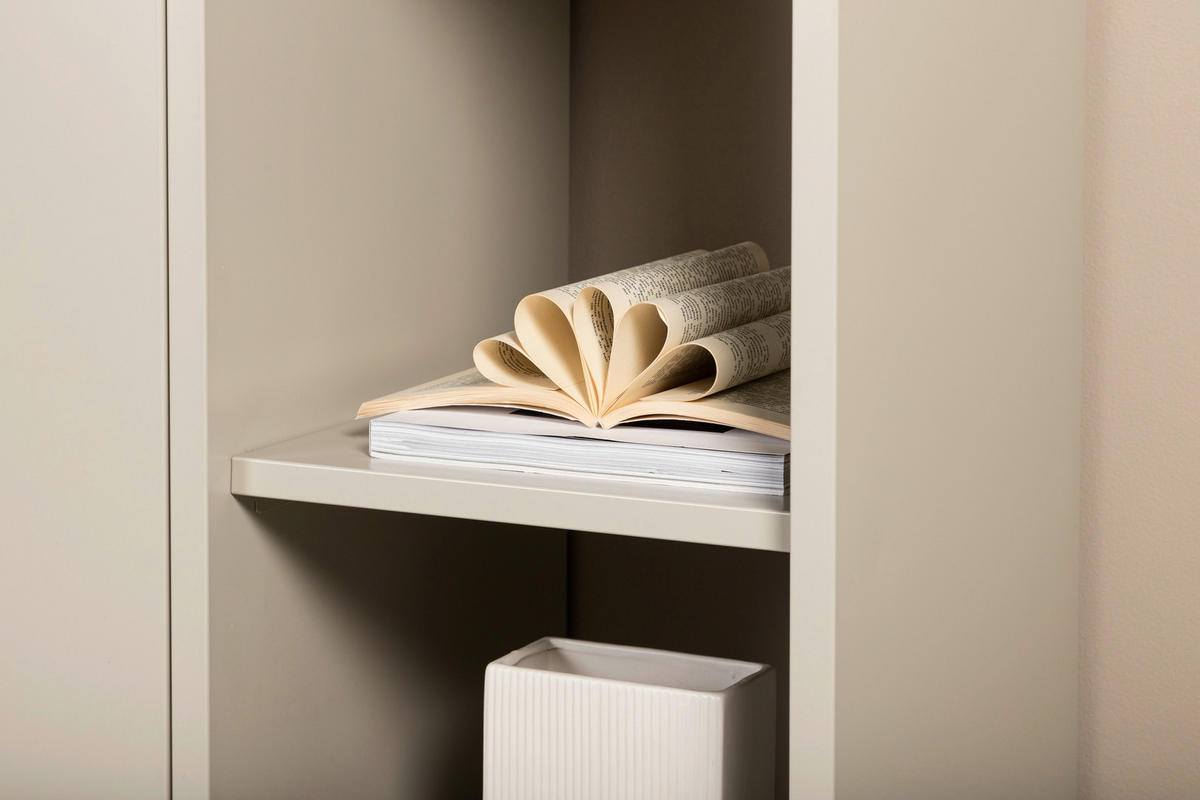 SIDEBOARD  in 110/100/42 cm  - Beige, Design, Metall (110/100/42cm) - Livetastic