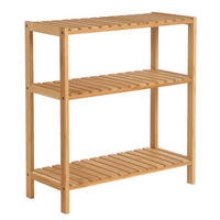 REGÁL DO KÚPEĽNE, bambus, prírodná farba - prírodná farba, Basics, drevo (60/66/26cm)