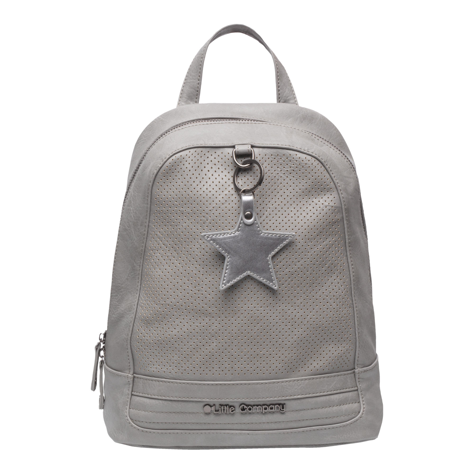 KINDERRUCKSACK - Grau, Basics, Kunststoff (27/14/31cm) - Bebe Jou