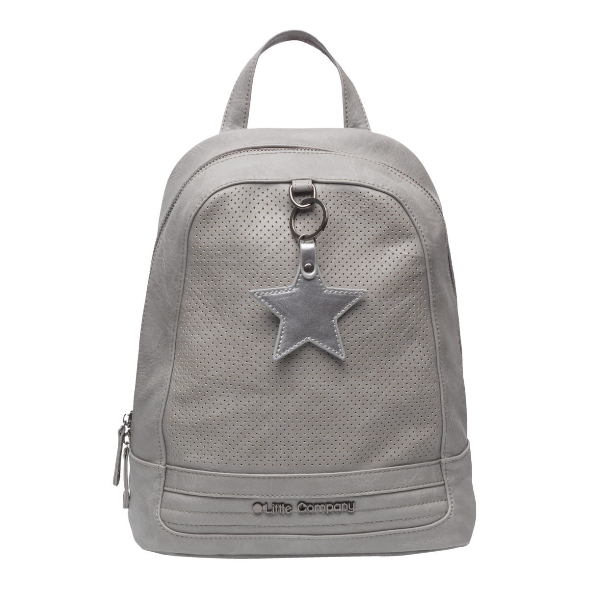 KINDERRUCKSACK - Grau, Basics, Kunststoff (27/14/31cm) - Bebe Jou