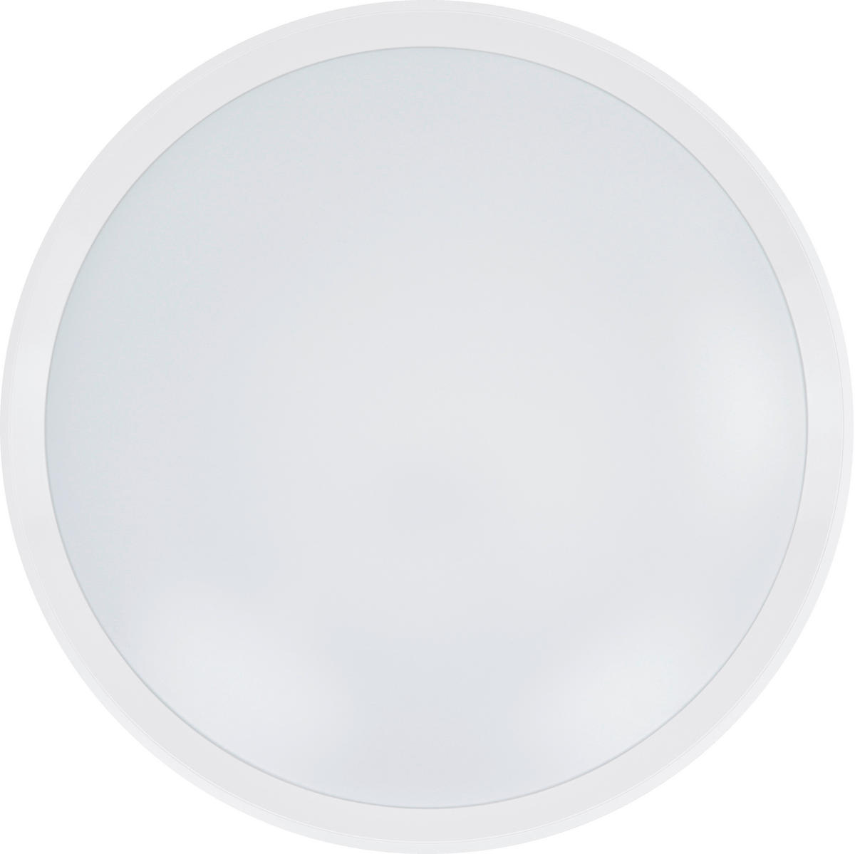 LED-DECKENLEUCHTE MOON 48,2/7,3 cm  - Weiß, Design, Metall (48,2/7,3cm)