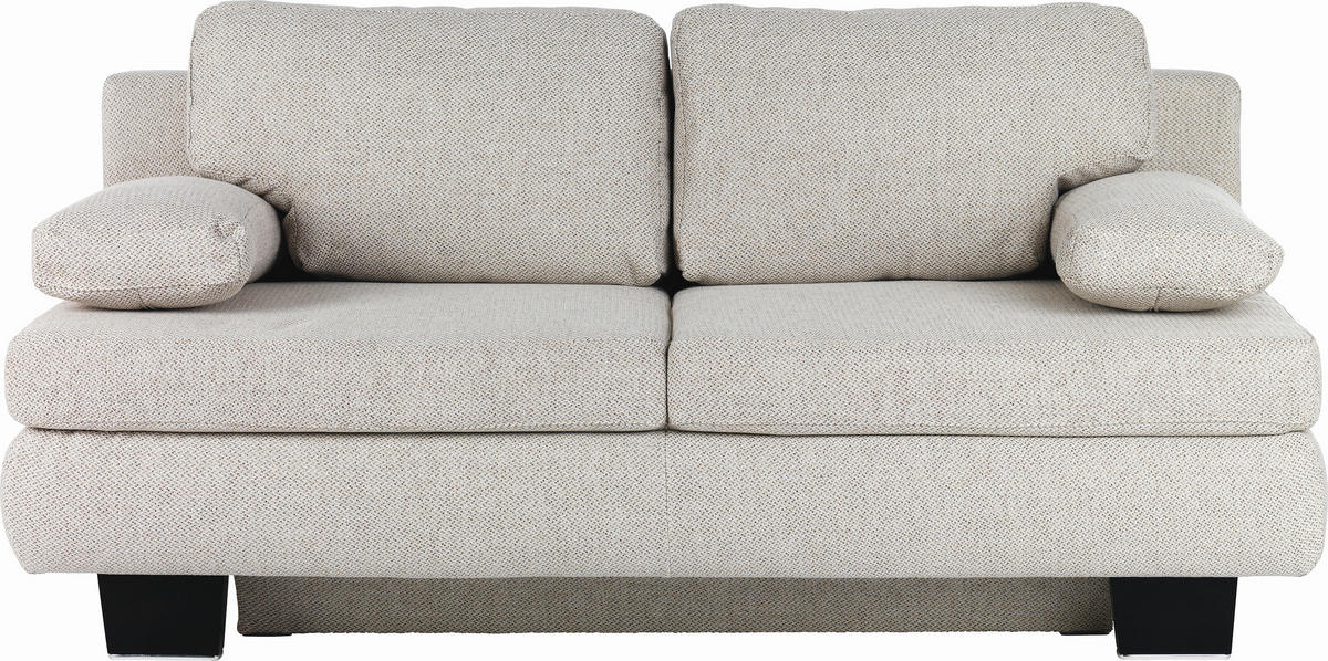 SCHLAFSOFA in Webstoff Naturfarben  - Wengefarben/Naturfarben, KONVENTIONELL, Holz/Textil (203/94/100cm) - Novel