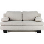 SCHLAFSOFA in Webstoff Naturfarben  - Wengefarben/Naturfarben, KONVENTIONELL, Holz/Textil (203/94/100cm) - Novel