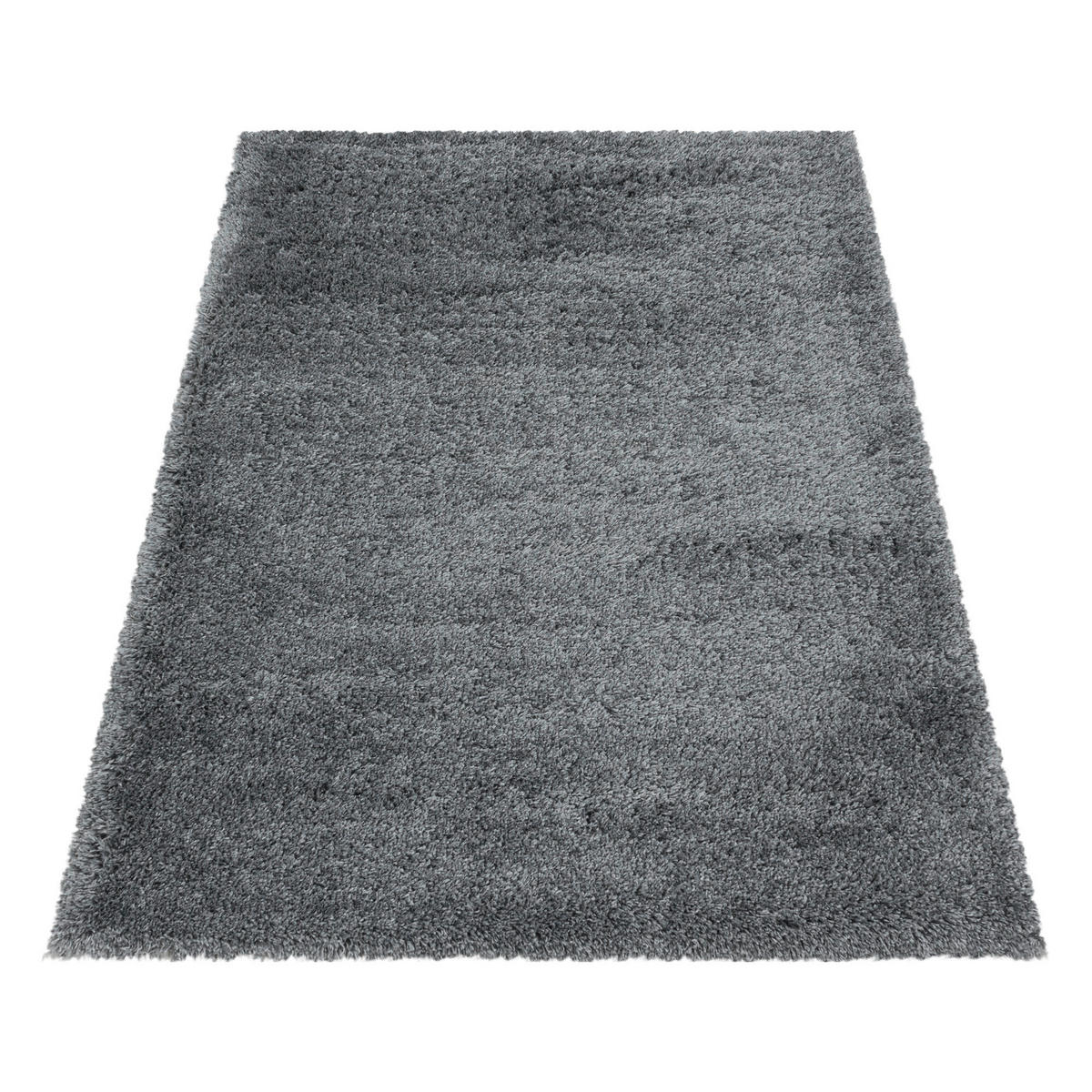 HOCHFLORTEPPICH 80/150 cm Fluffy 3500 Lightgrey Hellgrau  - Hellgrau, Basics, Textil (80/150cm)