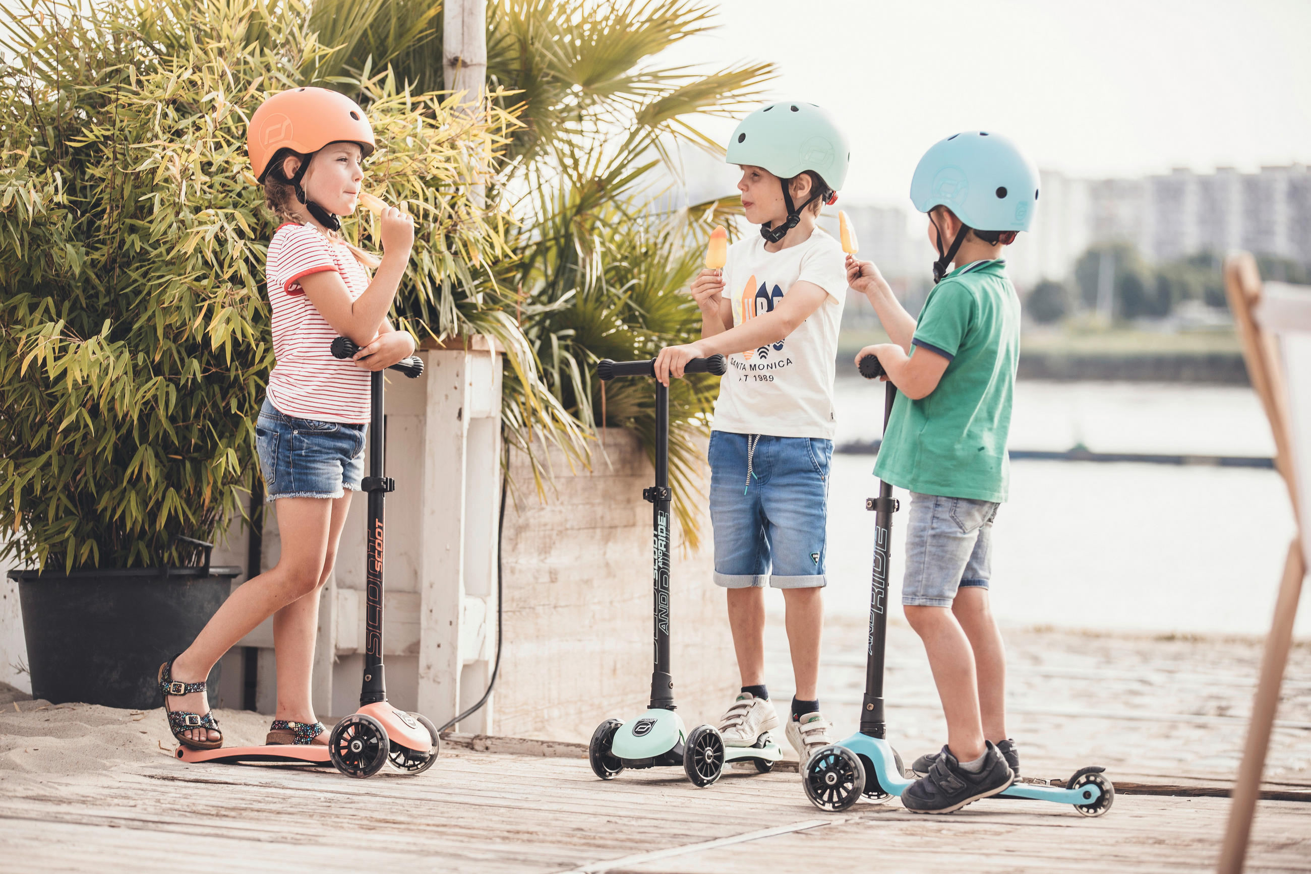 KINDERSCOOTER Highwaykick 3  - Schwarz/Grün, Trend, Kunststoff/Metall (24/72/55cm) - Scoot and Ride