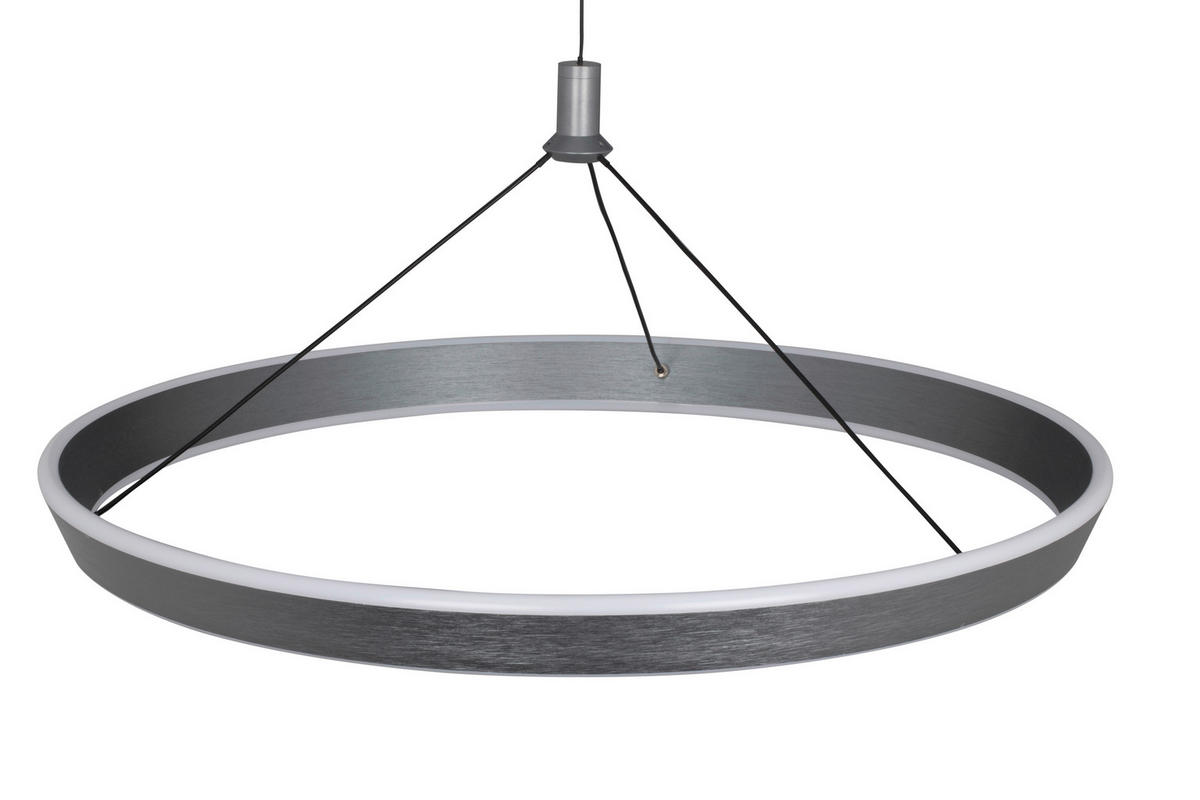 LED-HÄNGELEUCHTE 60/150 cm  - Grau, LIFESTYLE, Metall (60/150cm) - Ambiente