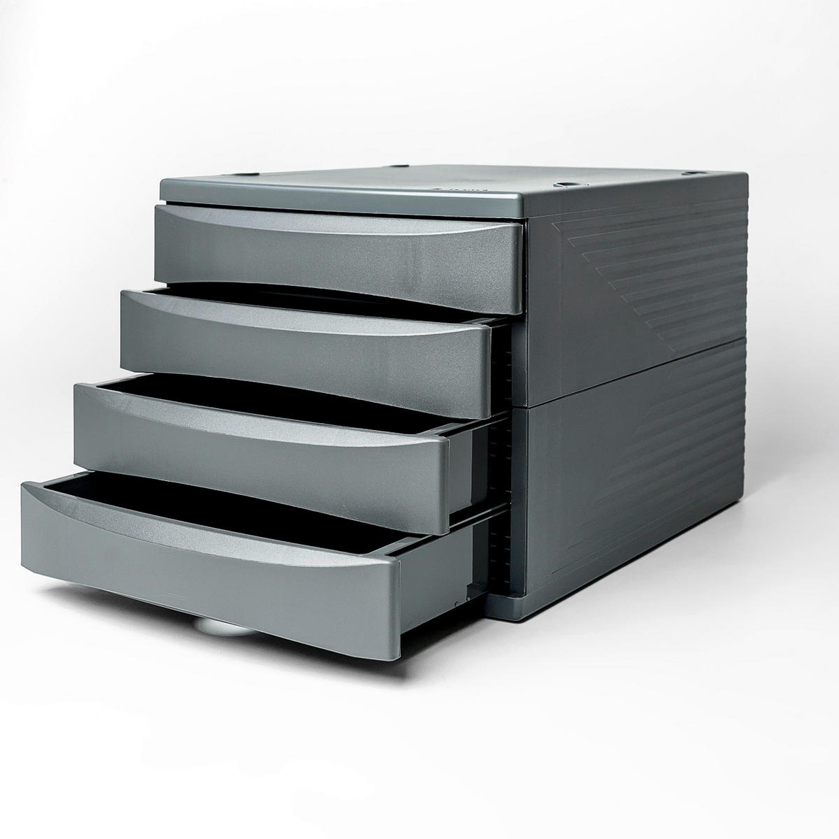 BRIEFABLAGE Anthrazit  - Anthrazit, Basics, Kunststoff (37/25/28cm) - Rotho