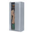 DREHTÜRENSCHRANK 2-türig Alufarben - Silberfarben/Alufarben, Design, Holzwerkstoff/Kunststoff (91/197/54cm) - Carryhome