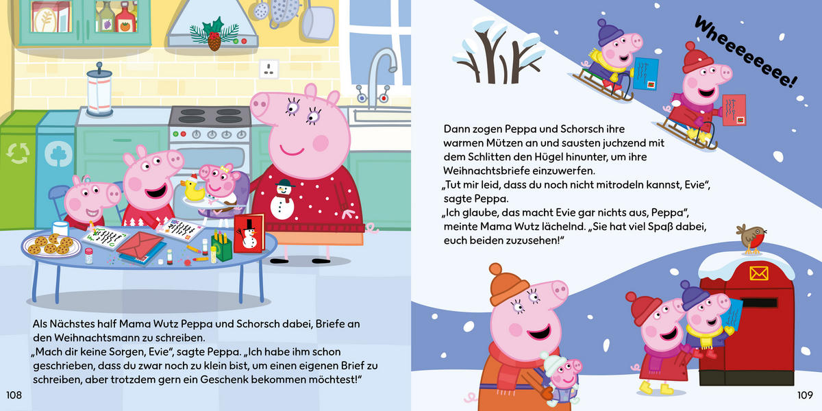 KINDERBUCH Peppas schönste Weihnachtsgeschichten  - Multicolor, Basics, Papier (25,7/25,6/1,6cm) - Carlsen
