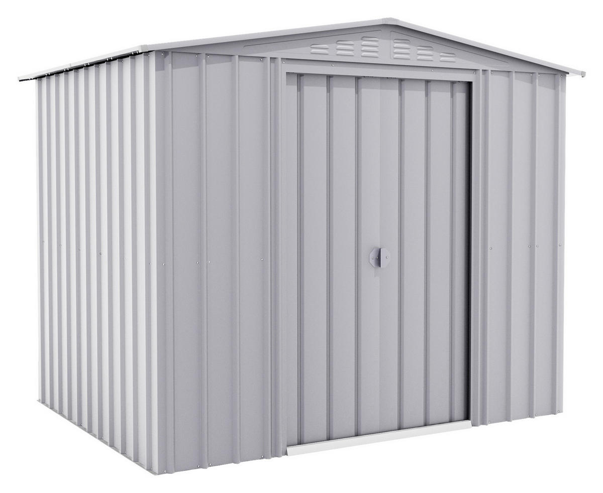 GERÄTEHAUS 245/198/185 cm  - Silberfarben, Basics, Metall (245/198/185cm)