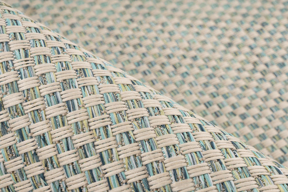 FLACHWEBETEPPICH 200/290 cm Blau  - Blau, Basics, Textil (200/290cm) - Kayoom