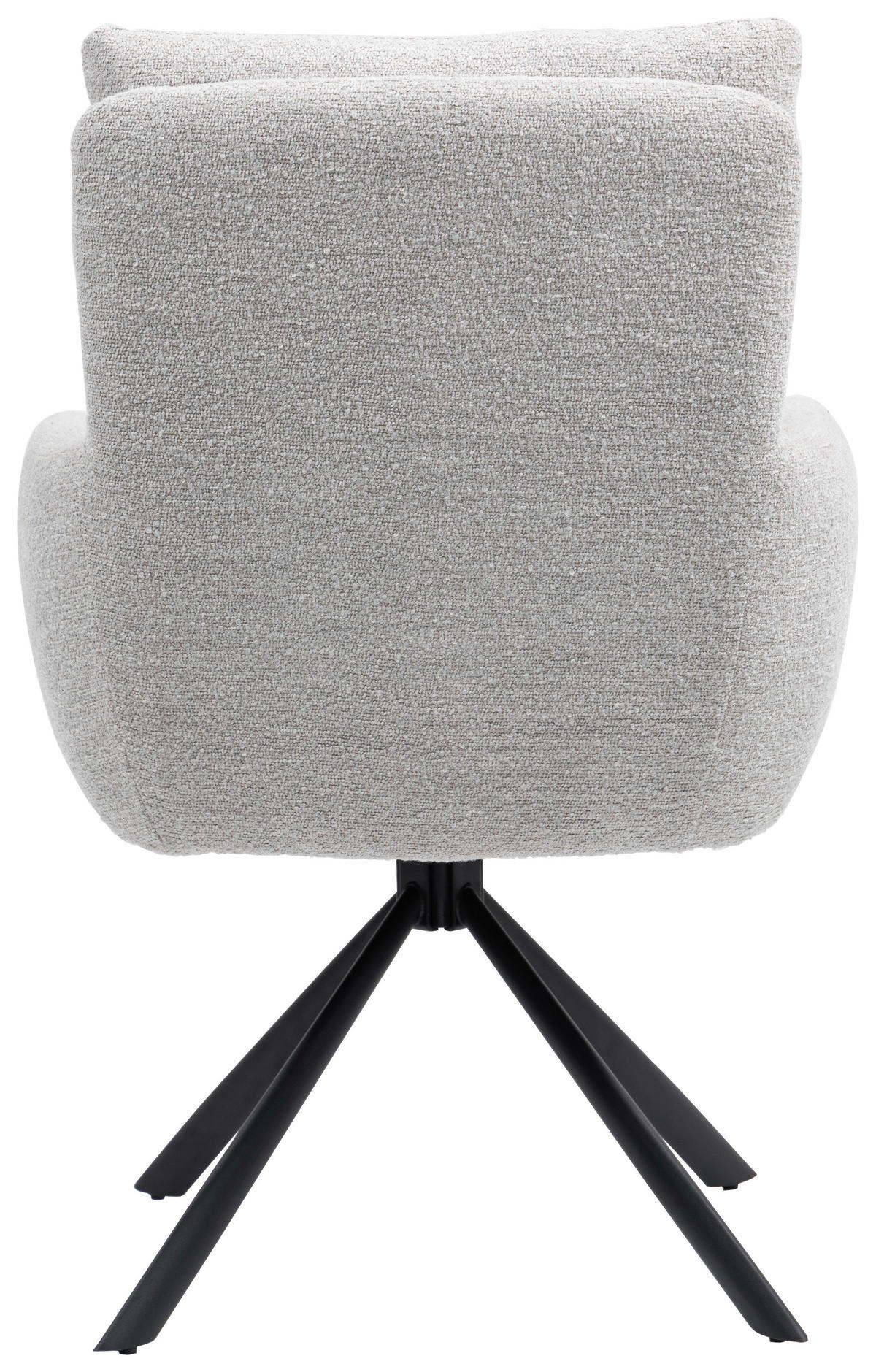 Armlehnstuhl Elli Taupe  in Eisen  - Taupe/Schwarz, KONVENTIONELL, Textil/Metall (60/95/67cm) - MID.YOU