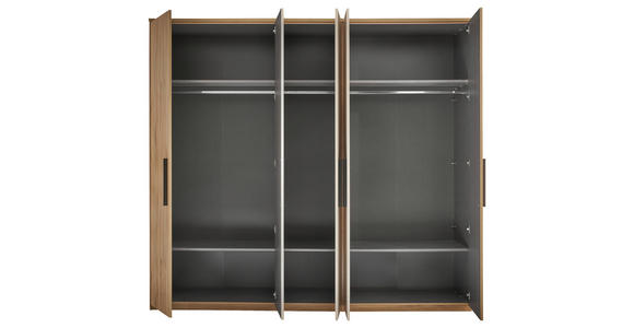 DREHTÜRENSCHRANK 250,8/227,7/60 cm,  in Eichefarben, Kaschmir, 5-türig  - Kaschmir/Eichefarben, Design, Holzwerkstoff/Metall (250,8/227,7/60cm) - Xora