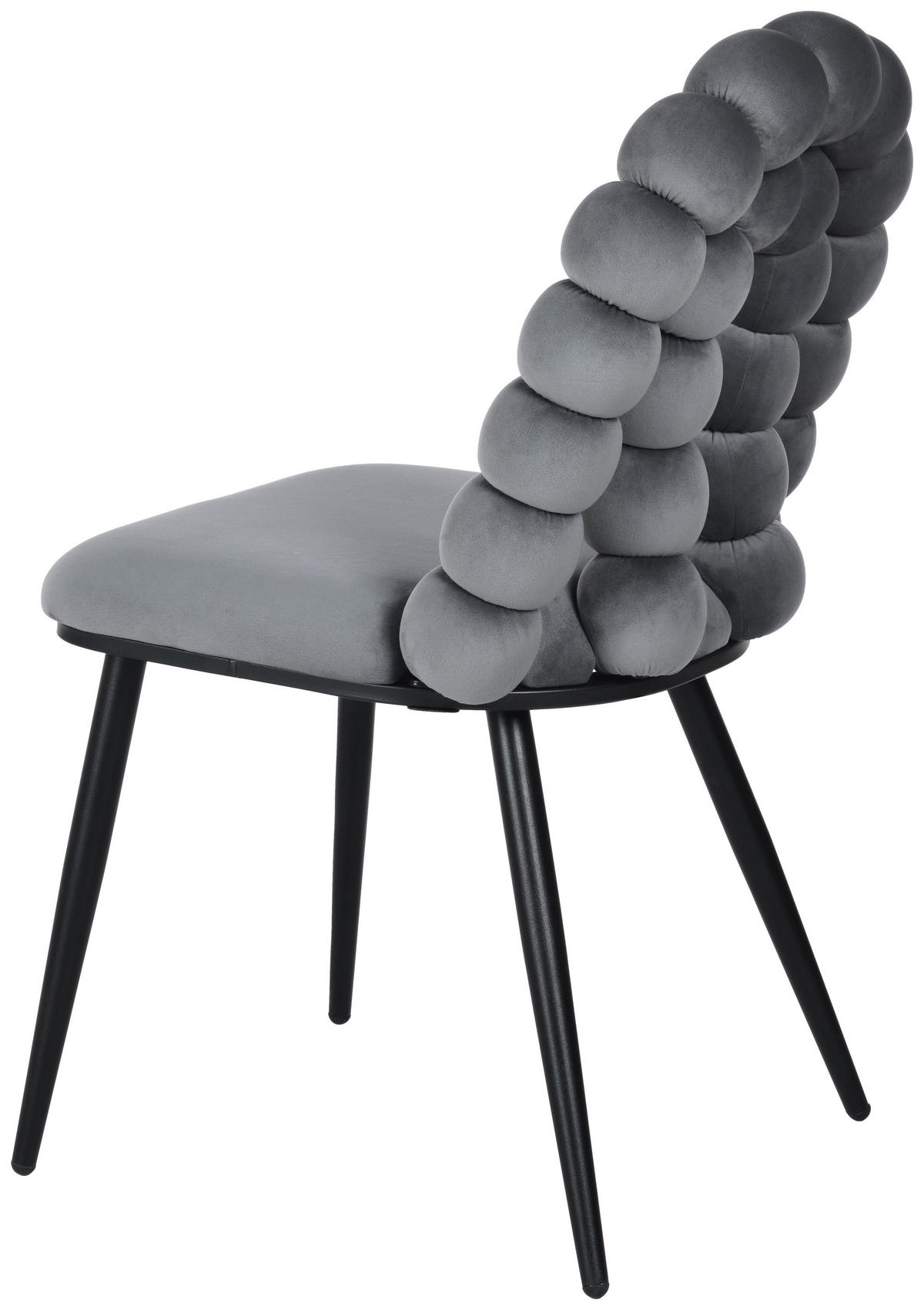 ŽIDLE, šedá - šedá/černá, Moderní, kov/dřevo (47/87/61cm) - Livetastic