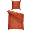 BETTWÄSCHE Satin 155/220 cm  - Terracotta, KONVENTIONELL, Textil (155/220cm) - Bio:Vio