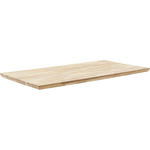 TISCHPLATTE in Holz 120/75/4 cm   - Wildeiche, Natur, Holz (120/75/4cm) - Carryhome