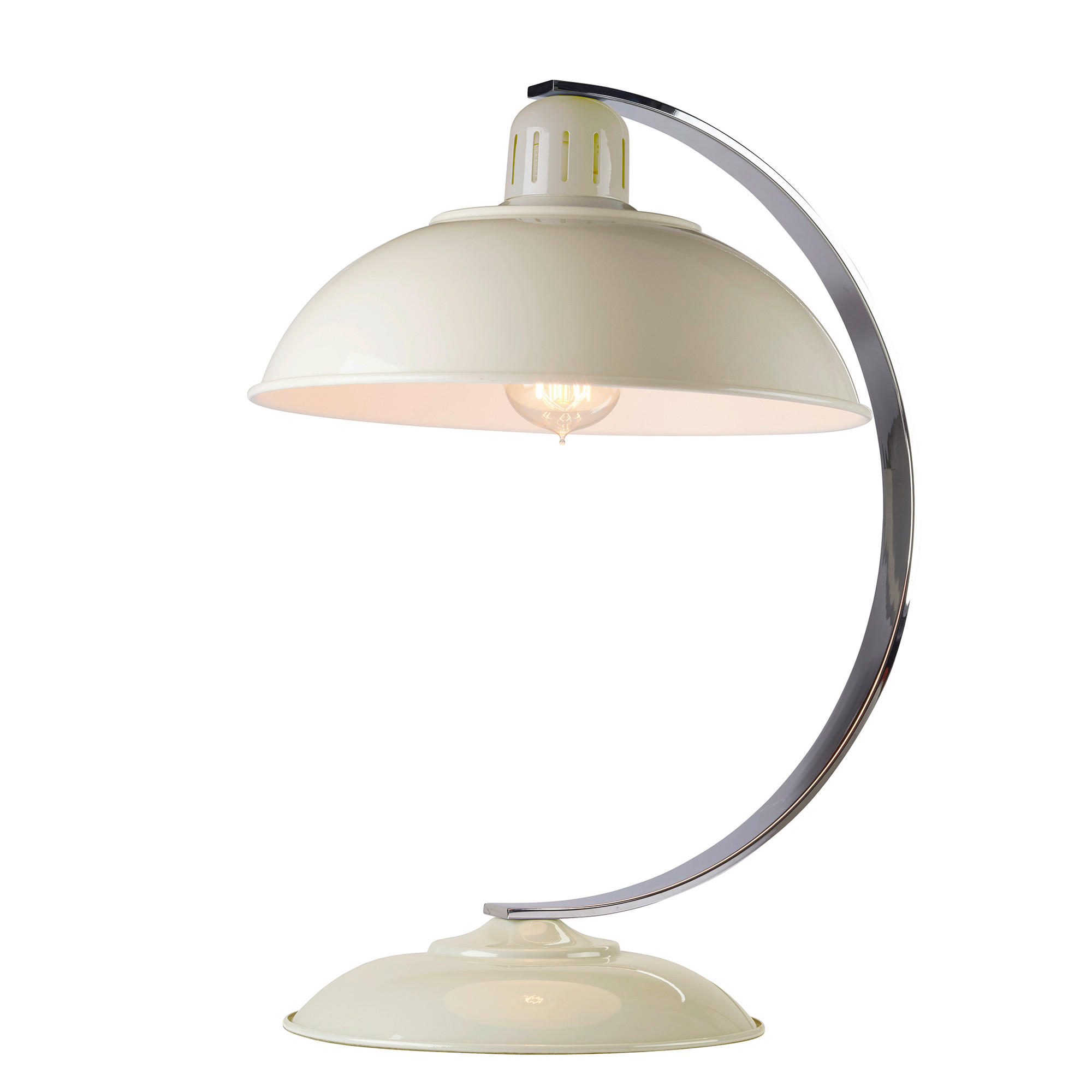 TISCHLEUCHTE Franklin 30/46/36 cm  - Creme, KONVENTIONELL, Metall (30/46/36cm) - Elstead Lighting