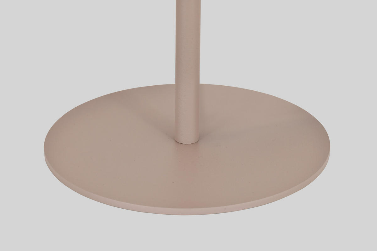 LED-TISCHLEUCHTE Luberon 32,5/49,5/19 cm  - Sandfarben/Schwarzchrom, Design, Glas/Kunststoff (32,5/49,5/19cm)