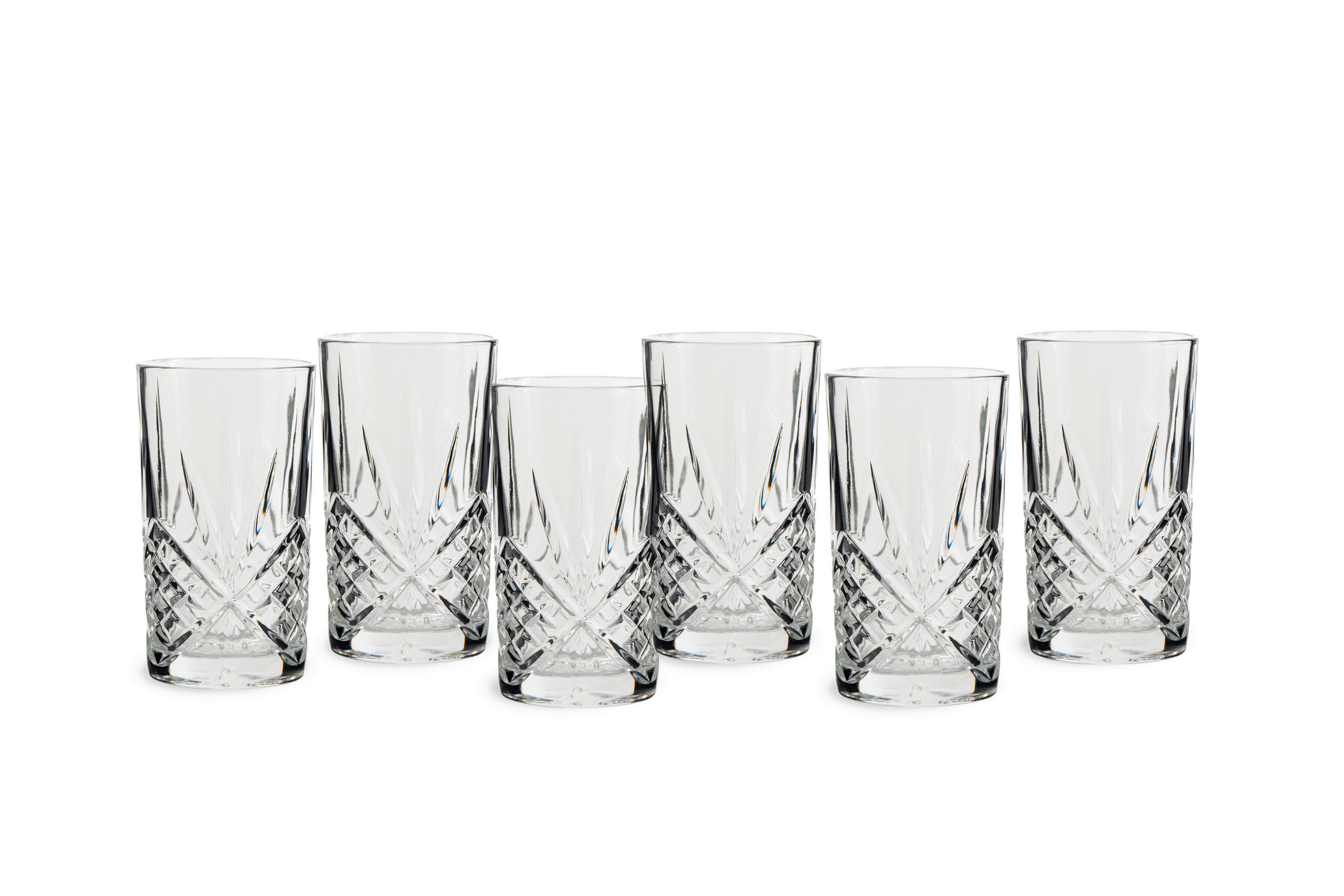 GLÄSERSET  6-teilig  - Transparent, Basics, Glas (7,7/13,8cm) - Echtwerk