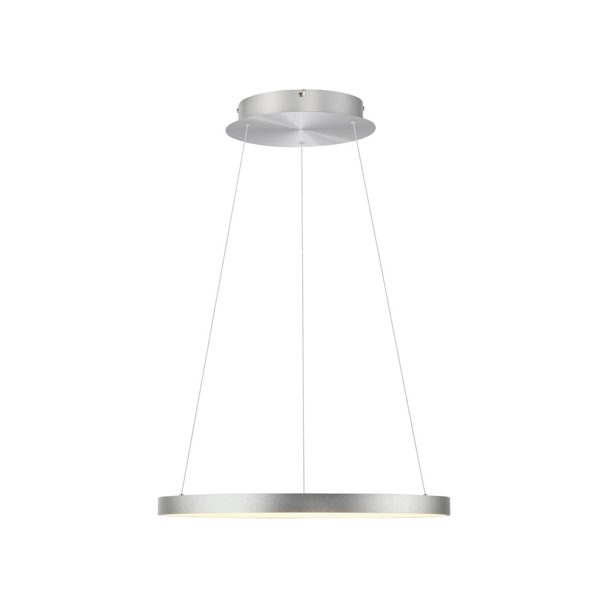 LED FÜGGESZTÉK - alumínium színű, Design, műanyag/fém (57/200/200cm)