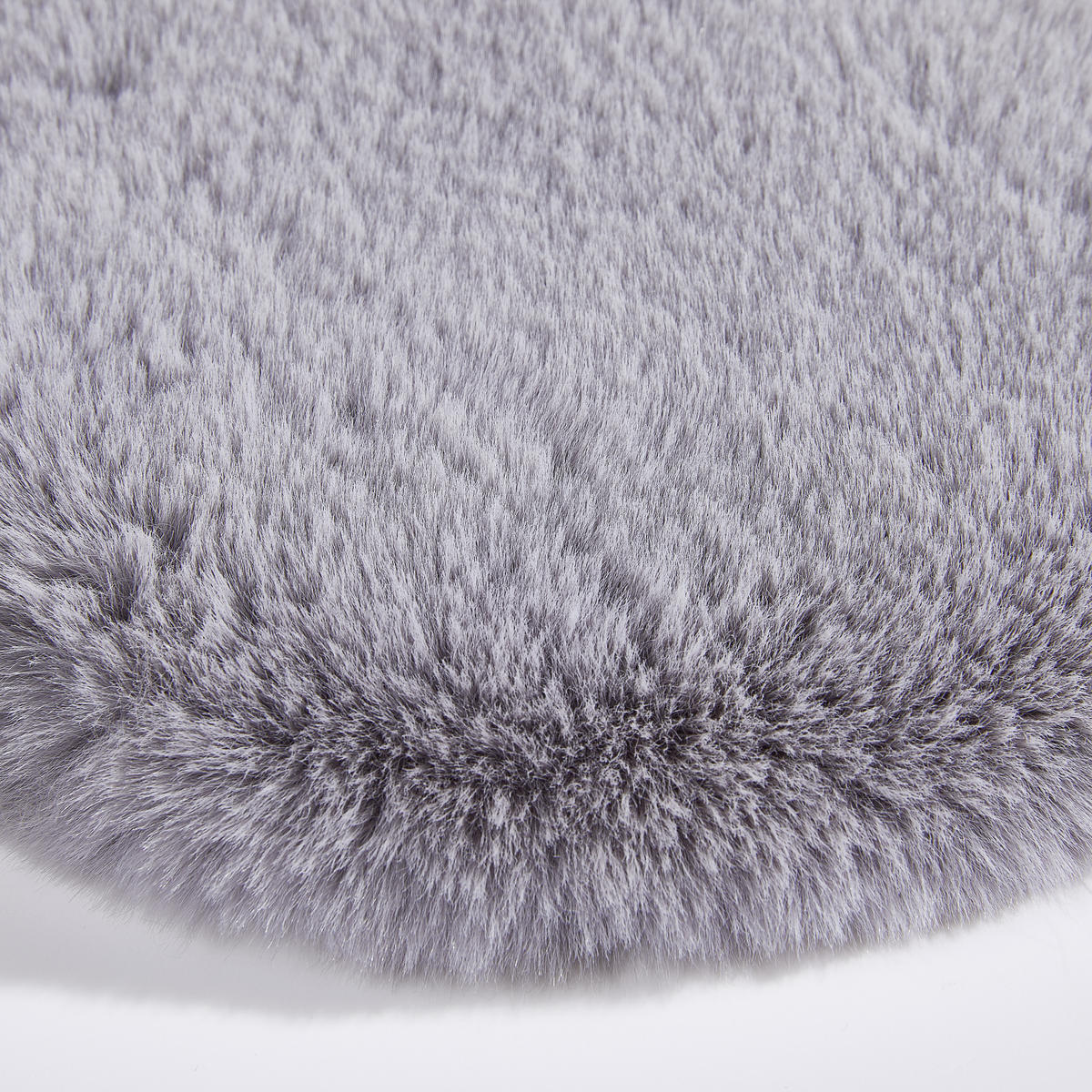 KUNSTFELL 60 cm Blume  - Grau, Trend, Kunststoff/Fell (60cm) - Novel