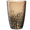 TRINKGLAS Matera 340 ml  - Sandfarben, Design, Glas (8,4/12/8,4cm) - Leonardo